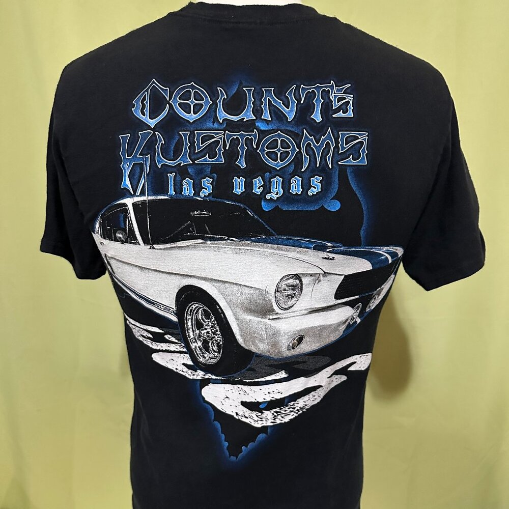 Count's Kustoms Las Vegas Nevada Men's Black T Shirt Small sports cars vintage h